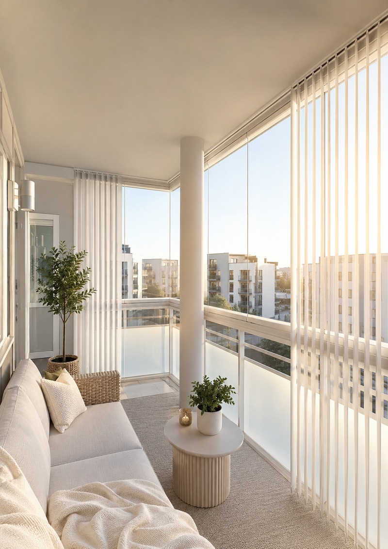 Balcony privacy screen inspiration