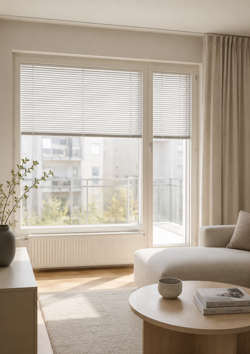 Venetian blinds inspiration in a bright room